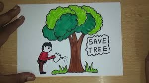 Drawing Tutorial Save Trees Dont Cut Trees Easy Drawing For Kids Poster Youtube Mother nature holding a tree and seeing all beauty in all it provides and does. drawing tutorial save trees dont cut trees easy drawing for kids poster