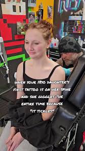 Daughter Getting First Tattoo