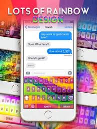 Keyccm Rainbow Custom Cute Colour Wallpaper Keyboard Designs Themes Style Photo Skins On The App Store Rainbow Design Colorful Wallpaper App