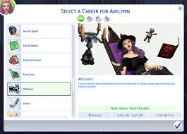 Witchery Career Melunn On Patreon Sims 4 Jobs Sims 4 Traits Sims 4 Gameplay