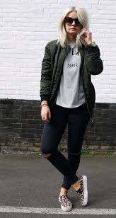 14 Cool Ideas On How To Wear Bomber Jackets Like A Celebrity Myschooloutfits Com Bomber Jacket Women Bomber Jacket Outfit Athleisure Outfits
