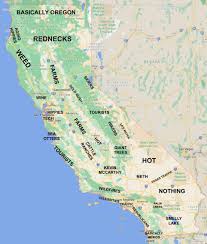 California from mapcarta, the open map. A California Map For Beginners Funny