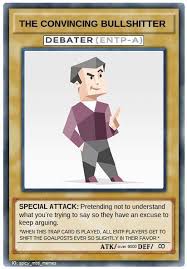 Overview of the entp or debater personality type. Pin By Omar Kadiri On Random Stuffs Mbti Relationships Entp Personality Type Mbti Personality