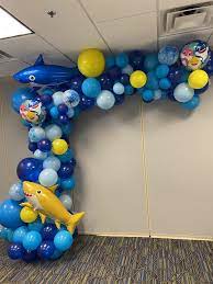 Baby Shark Balloon Garland Ideias Aniversario Aniversario Festa