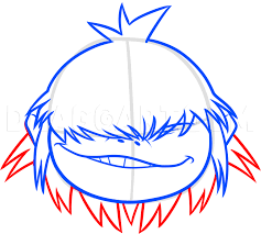 How To Draw Noodle From Gorillaz, Step By Step, Drawing Guide, By Dawn -  Dragoart