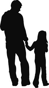 Father and daughter silhouette svg vector. Wall Painting Father S Love For His Daughter Father Art Tattoos For Daughters Father Daughter Tattoos