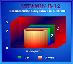 food data chart vitamin b 12