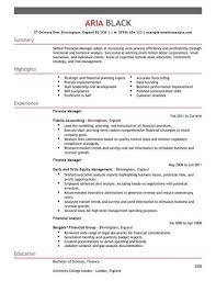 An effective finance manager cv reflects this by providing detailed examples of success in previous roles. Accounting And Finance Manager Cv Template Cv Samples Examples