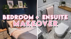 Not every en suite addition needs to be limited to a small space added to your master bedroom. Diy Bedroom Makeover En Suite Bathroom Renovation 2019 Dark Blue Gold Pink Youtube