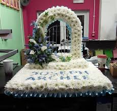 Large Gates Of Heaven Funeral Flowers Diy Funeral Flowers Funeral Floral Arrangements