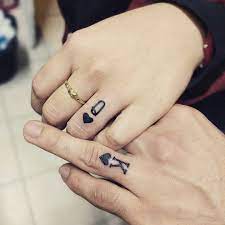 His And Hers Tattoos 85 Him And Her Tattoos Tattoos Couples Ring Tattoos