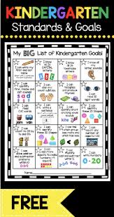 Kindergarten Goal Chart Freebie Keeping My Kiddo Busy Kindergarten Goals Kindergarten Lessons Kindergarten Skills