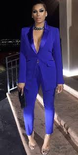 2pcs Royal Blue Women Business Tuxedos Notch Lapel Suit Custom Made Ebay Classy Outfits Suit Fashion Fashion Outfits