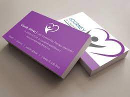 Get a business credit card. Business Card Design For A Grief Counselor Digital Lion