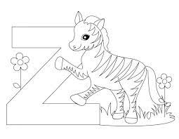 Alphabet a to z coloring sheets with illustrations are ideal for children to learn alphabet and identify some object they see near them. Free Printable Alphabet Coloring Pages For Kids Zebra Coloring Pages Letter A Coloring Pages Alphabet Coloring Pages