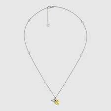 His reaction and expression here is priceless. Interlocking G Necklace With Banana In Sterling Silver Gucci Us
