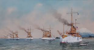 Usa Great White Fleet Naval History War Art Ship Art