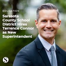 Yesterday, the Sarasota County School Board voted 3-2 to appoint Terrence  Connor as its new Superintendent of Schools. Connor replaces Brendan  Asplen, who was forced out of the superintendent position in December