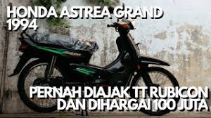Pasalnya penampilan honda astrea grand yang kalem berubah 180 derajat. Honda Grand Astrea Impressa 95 Masih Kinclong