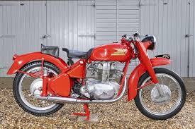 Image result for Red 1952 Motorcycle