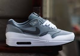 Nike Air Max 1 Leather Cool Grey Wolf Grey Sneakernews Com Nike Air Max Cheap Nike Air Max Nike