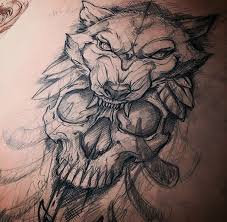 Skull Bite The Bullet Tattoo Pin Em Deer