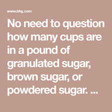 Confectioners sugar, on the other hand, contains about 3 3/4 cups of sugar per pound before it is sifted. To Be A Rockstar Baker Know How Many Cups Are In One Pound Of Sugar Baking Tips One Pound Sugar
