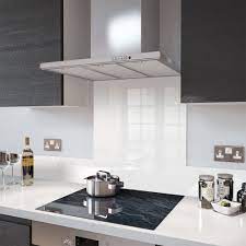 The best kitchen splashback ideas how to choose one for our place. Glass Splashbacks High Gloss White And Glass Upstands Made By Premier Range Ebay