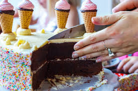 De Ultieme Verjaardagstaart Met Ijsjes En Discodip Zoetrecepten Recept Dessert Ideeen Voedsel Ideeen Verjaardagstaart