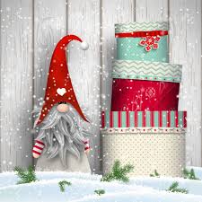 They must have tomtar på loftet as we say in swedish, (lit. Nisser En Noruega Y Dinamarca Tomtar En Suecia O Tonttu En Finlandes Elfos Folclore Escandinavo Nordic Motivo Navidad Tomte De Pie Delante De La Pared Blanca De Madera En La Nieve Con