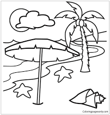 There has been a large upsurge in color publications designed for adults within the last 6 or 7 years. A Lovely Beach On Tropical Island Coloring Pages Beach Coloring Pages Coloring Pages For Kids And Adults