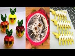 15 Tricks With Fruits And Veggies Creative Food Art Ideas Youtube Creative Food Art Creative Food Food Art