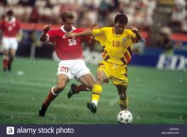 Nun testet die schweiz am sonntag gegen die usa und am kommenden donnerstag wiederum in st. Fussball Fifa World Cup Usa 94 Gruppe A Rumanien V Schweiz Pontiac Silverdome Pontiac Stockfotografie Alamy