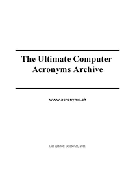 From dedicated products to street vendors, there are lots of options out there, and you can always make this pretty easily at home. The Ultimate Computer Acronyms Archive Toro Media Group
