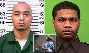 Tyrone Howard suspected of shooting NYPD cop Randolph Holder pictured