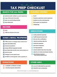 Tax Season Doesn T Have To Be A Yearly Struggle Knowing What You Need To Prepare Can Make Tax Season A Breeze Tax Prep Checklist Tax Prep Bookkeeping Business