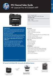 How to download hp laserjet 1536dnf driver. Ipg Channel Sales Guide Hp Laserjet Pro M1536dnf Mfp Pctop