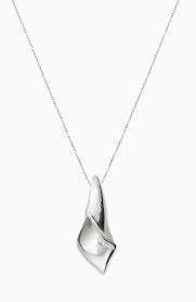 Agmes Mini Calla Pendant Necklace Nordstrom Lily Necklace Calla Lily Jewelry Necklace