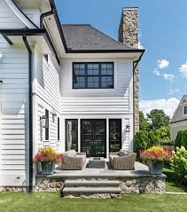 Classic Home With Wrap Around Porch Home Bunch Interior Design Ideas In 2020 Bluestone Patio House Exterior Outdoor Settings
