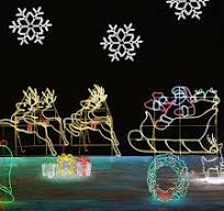 [Hot Item] LED 2D Motif Light Christmas Father Santa Claus Reindeer for  Indoor/Outdoor Decoration