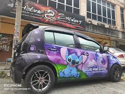 With these hellasweet jdm decals you'll be declaring your allegiance to the nation. Delone Stickers Stitch Perodua Myvi Bonnet And Fender Facebook