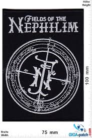 Fields of the nephilim is the creation of vocalist and frontman carl mccoy, a seeker of the greater truth, who sprang from humble beginnings in south london. Fields Of The Nephilim Fields Of The Nephilim Logo Gothic Rock Gothic Metal Band Patch Aufnaher Aufnaher Shop Patch Shop Grosster Weltweit Patch Aufnaher Schlusselanhanger Aufkleber