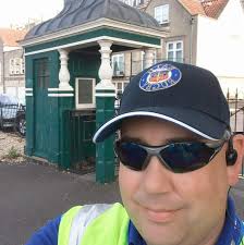 This is John Fagan. He is one of our matchday security volunteers at the  Rec and is also working hard