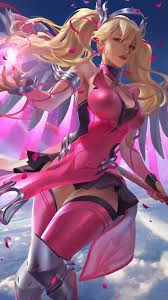 Живые обои паблика wallpaper engine. 329588 Mercy Pink Overwatch 4k Phone Hd Wallpapers Images Backgrounds Photos And Pictures Mocah Hd Wallpapers
