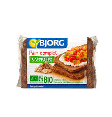 Pain Complet 3 Cereales 500g Bjorg