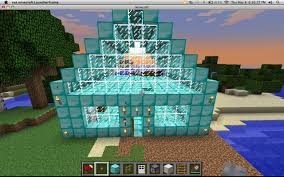 I will be doing more builds and if you . Diamond House Minecraft Map