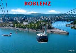 Koblenz deutsches eck und seilbahn. Ak Ansichtskarte Seilbahn Koblenz Deutsches Eck Mosel Kat Bahnen Nr Kb19257 Oldthing Ansichtskarten Verkehr Eisenbahnen