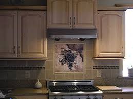 Tile Backsplash Ideas Fruit Tiles Tuscan Grapes I Tile Mural Tuscan Kitchen Tuscan Tile Tuscan Kitchen Design