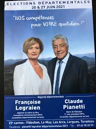 Les résultats du premier tour à lent. Pianetti Legraien Departementales 2021 Home Facebook
