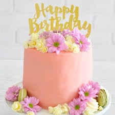 Happy Birthday Rose Gold Cake Topper Gold Happy Birthday Cake Topper Happy Birthday Cake Topper Happy Birthday Cakes Birthday Cake Toppers